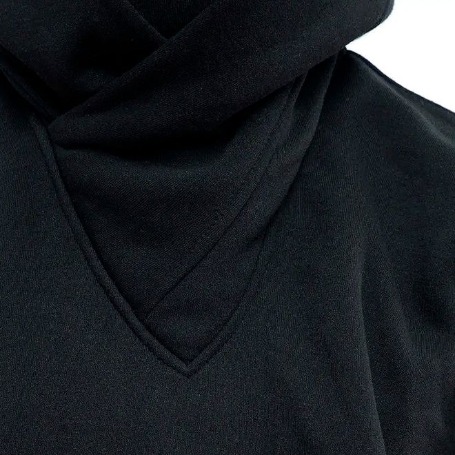 hoodie, oversized hoodie, japanese hoodie, ninja hoodie, turtleneck hoodie, solid color hoodie