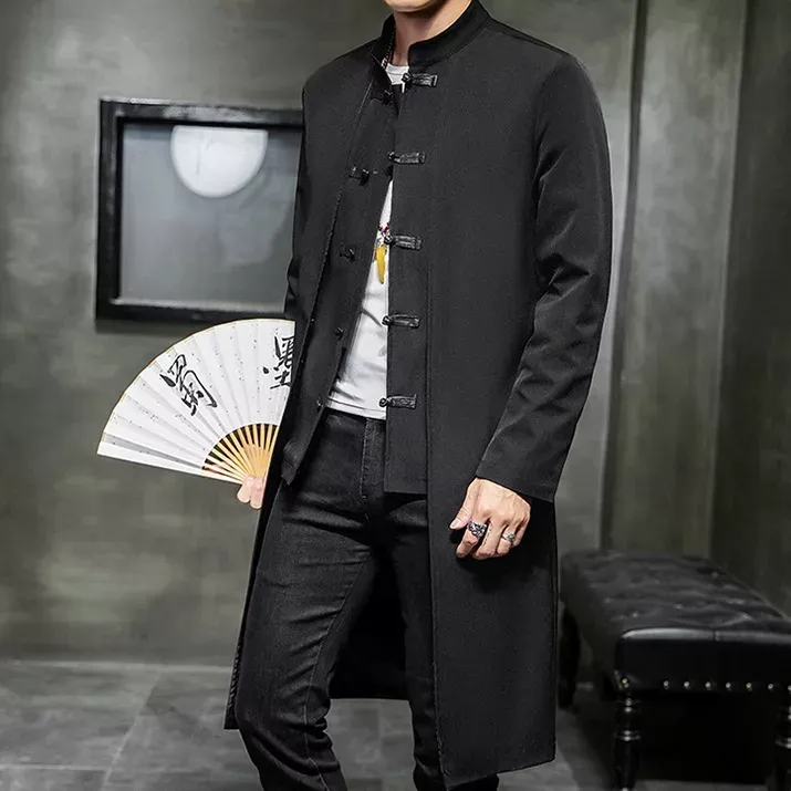 MAIN-Mens-Chinese-Style-Long-Coat-–-Black-KIMONOMO-5