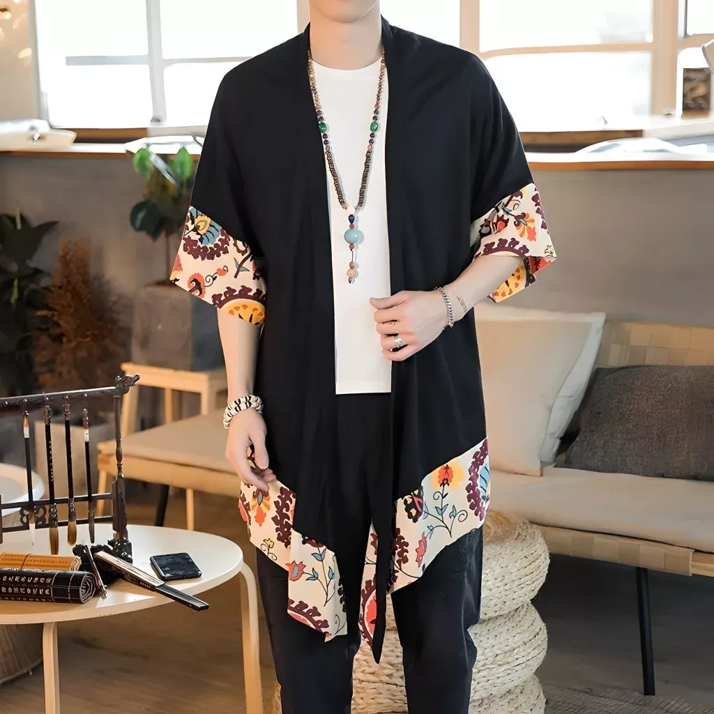 Main-Mens-Kimono-Cardigan-Long-Haori-–-Blossom-KIMONOMO-2-1024&#215;1024